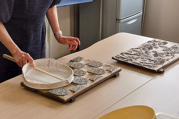 唐紙摺り体験+工房見学